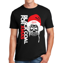 Load image into Gallery viewer, American Jetset - "Santa Skull - Black Coal For Xmas" - Unisex Tee + Free CD