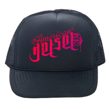 Load image into Gallery viewer, American Jetset - Logo - Trucker Hat Black/Black
