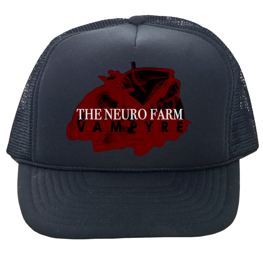 The Neuro Farm - Logo - Trucker Hat Black/Black