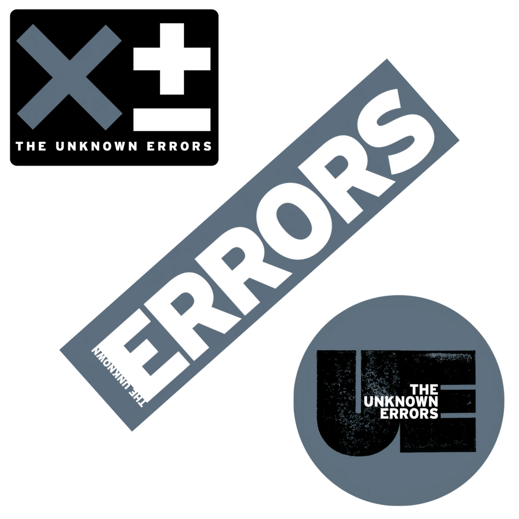 The Unknown Errors - Sticker Pack