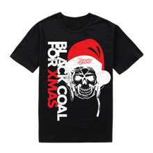 Load image into Gallery viewer, American Jetset - "Santa Skull - Black Coal For Xmas" - Unisex Tee + Free CD