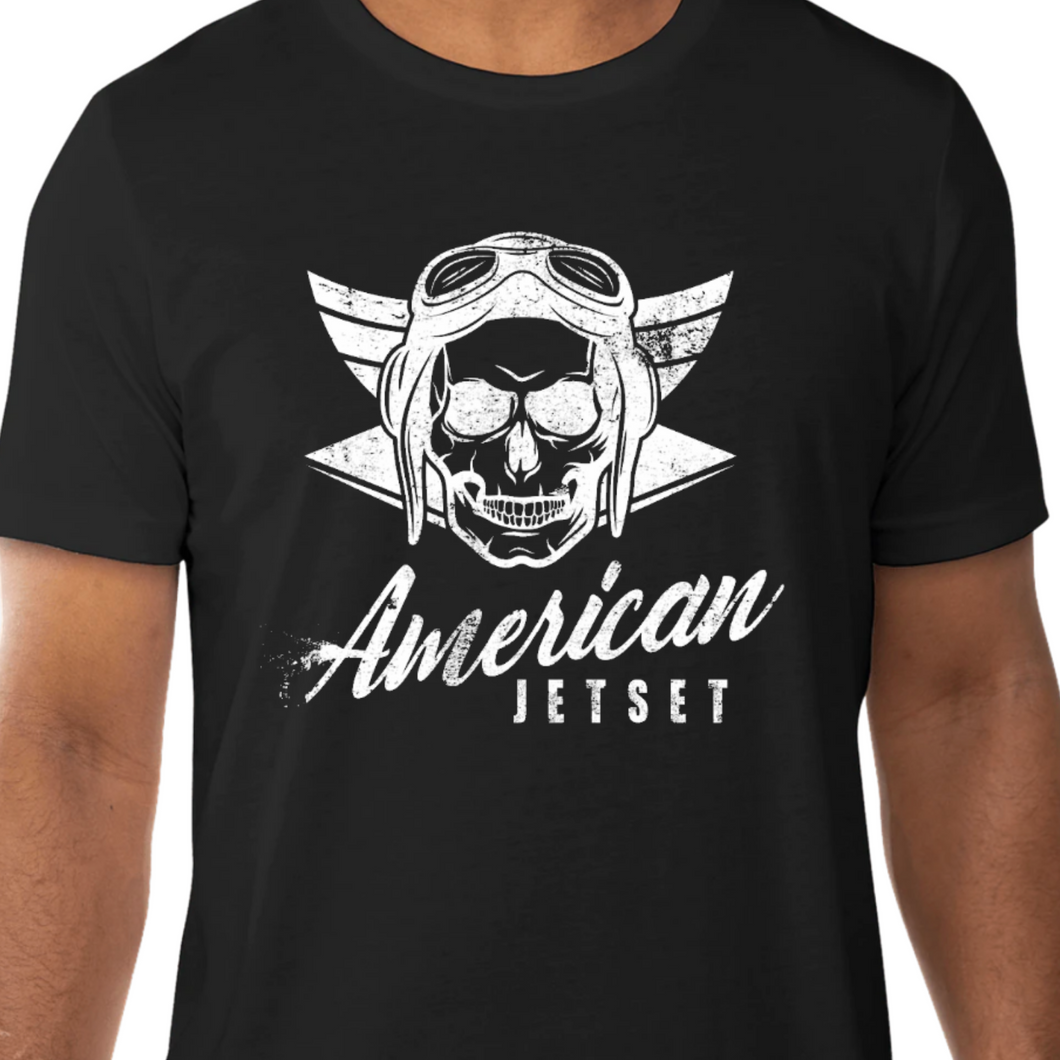 American Jetset - Skull Logo - T-Shirt