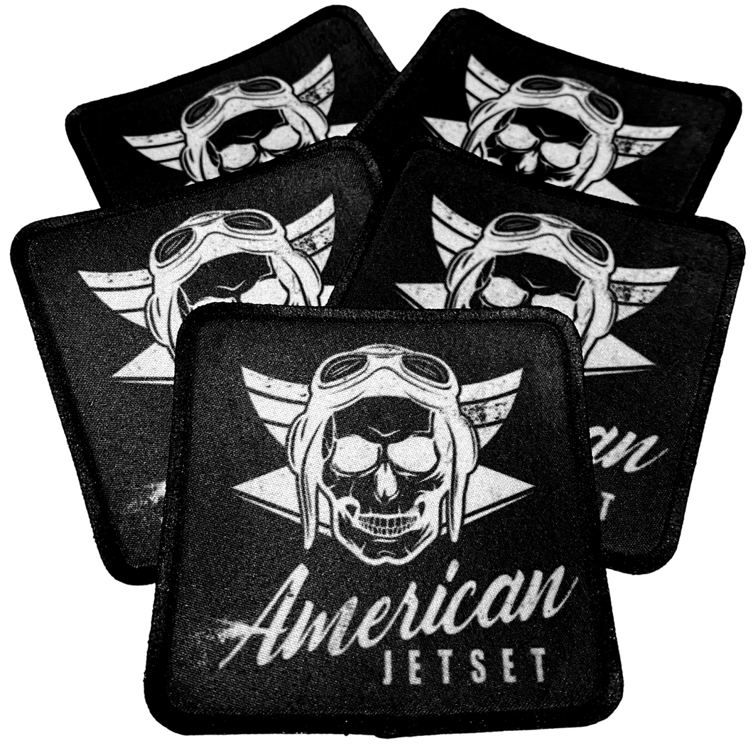 American Jetset - Skull Logo - Patch