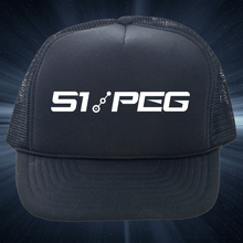 Load image into Gallery viewer, 51 Peg - Logo - Trucker Hat Black/Black
