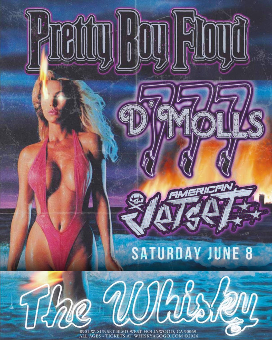 *Ticket* American Jetset w/ Pretty Boy Floyd & D’Molls @ The Whisky A Go-Go (6/8/24)