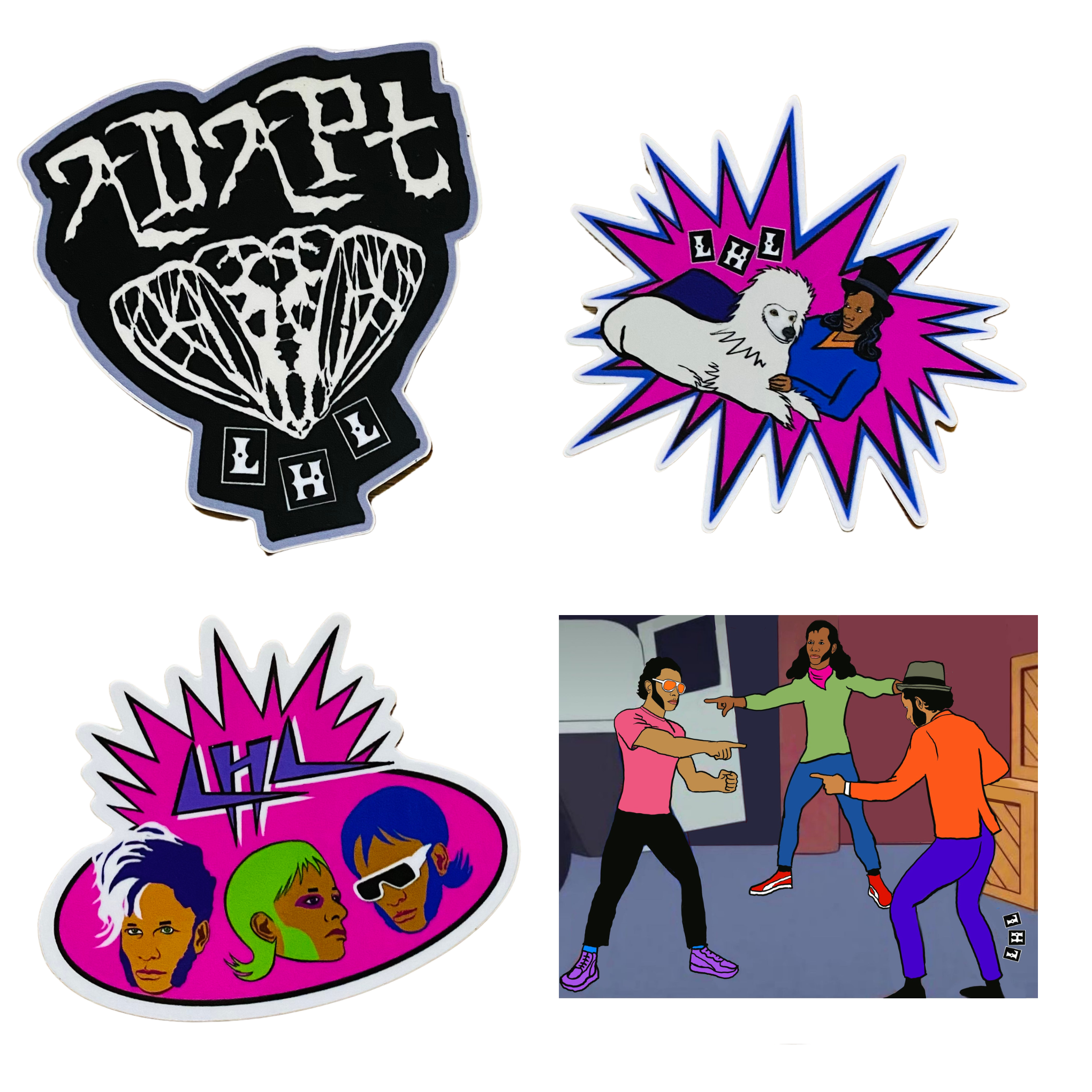 Landis Harry Larry - Sticker Pack – Big Curve Music