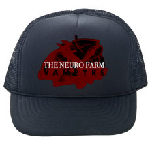Load image into Gallery viewer, The Neuro Farm - Logo - Trucker Hat Black/Black
