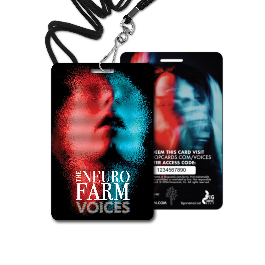 The Neuro Farm - Voices (VIP Download Card w/ Lanyard)