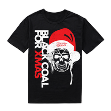 Load image into Gallery viewer, American Jetset - &quot;Santa Skull - Black Coal For Xmas&quot; - Unisex Tee + Free CD
