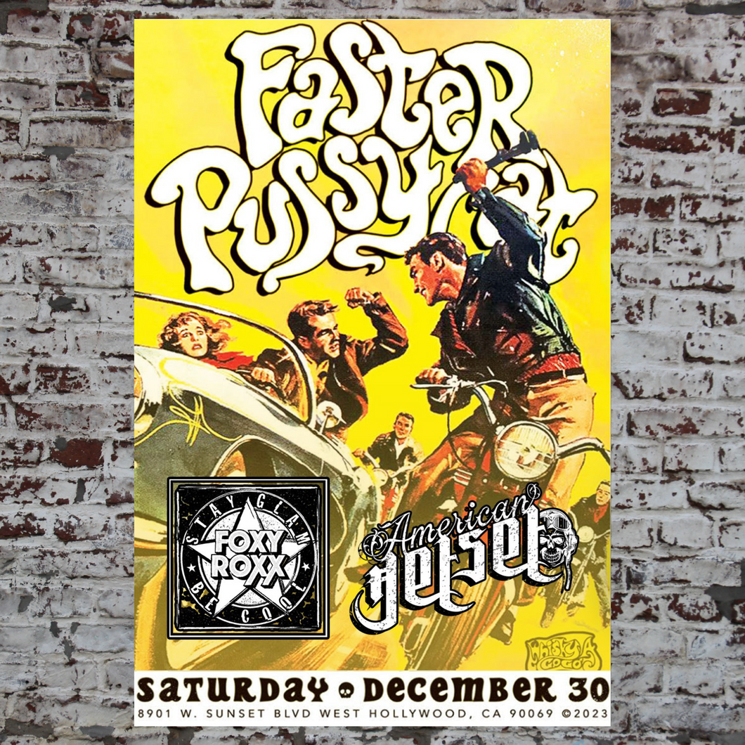 *Ticket* American Jetset w/ FASTER PUSSYCAT (12/30/23) @ Whisky A Go Go - W. Hollywood, CA
