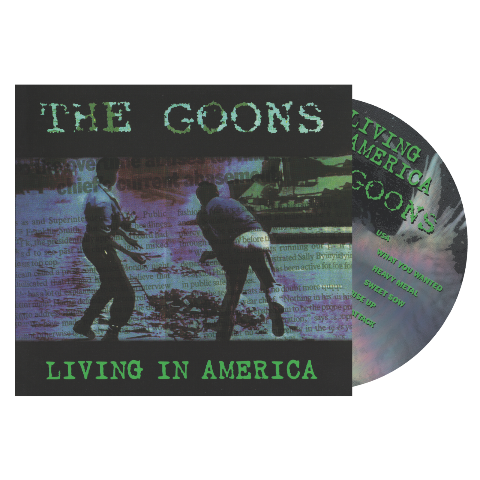 The Goons - Living In America (CD + Digital Copy) – Big Curve Music