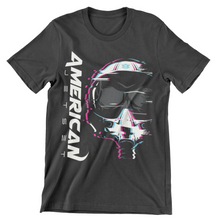 Load image into Gallery viewer, American Jetset - Astro Skull Logo - T-Shirt - Black

